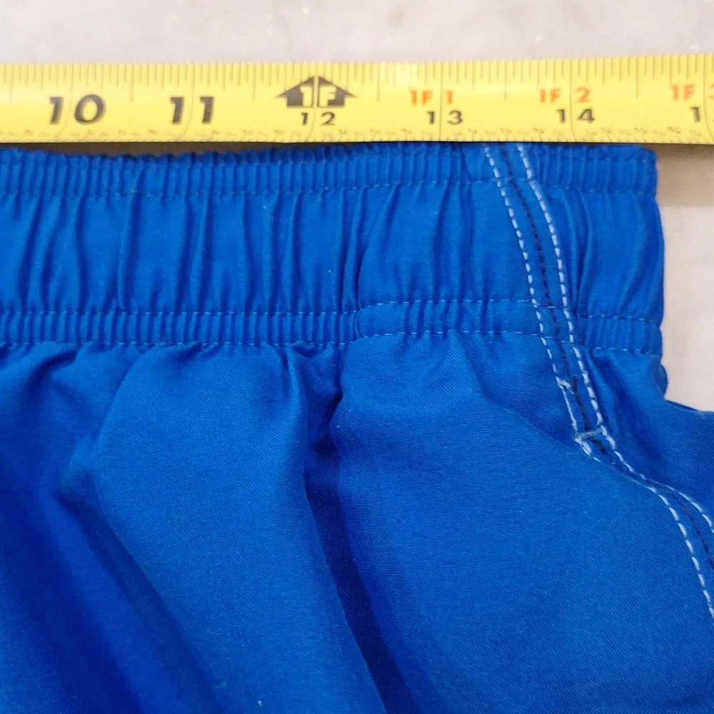 Nike Blue Swim Suit Trunks Sz Med Athletic Shorts Lightweight Performance Surf‎